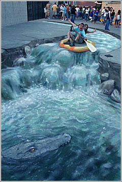 Rafting sur pavement