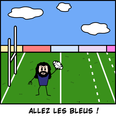 Allez les bleus !