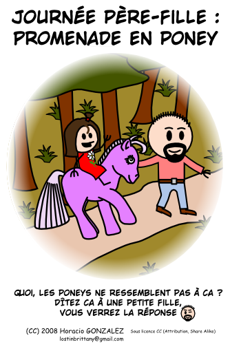 LiB et la promenade en poney
