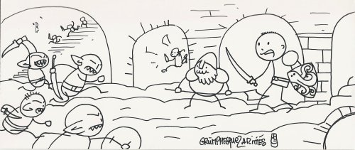 Dédicace par Le Grümph