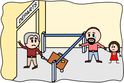 Départ de mon père