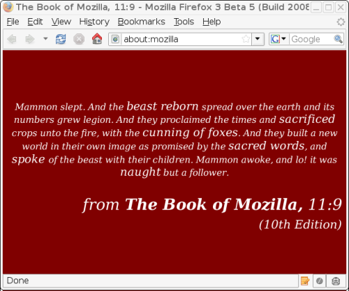 about:mozilla