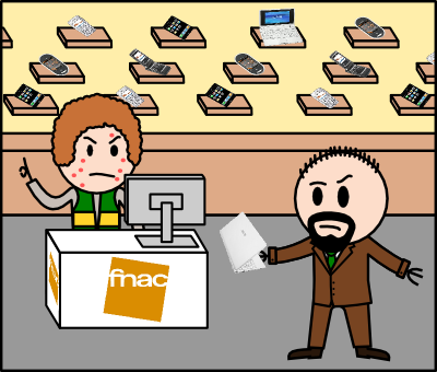 LiB et le vendeur de la Fnac