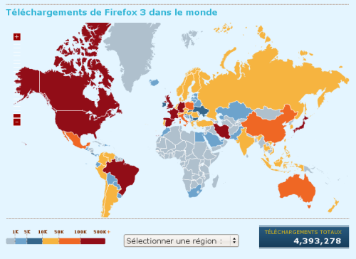 Firefox Donwload Day status à 08h15