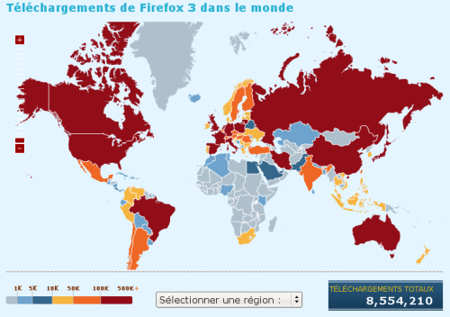 Firefox Donwload Day status à 20h15