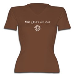 Real gamers roll dice