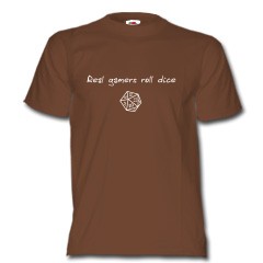 Real gamers roll dice