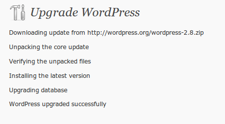 Wordpress 2.8