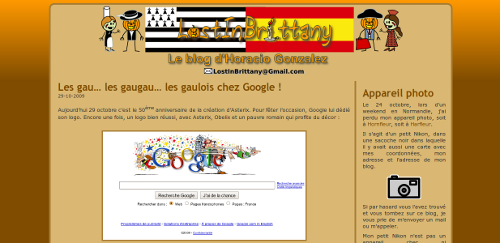 Blog habillé en Halloween