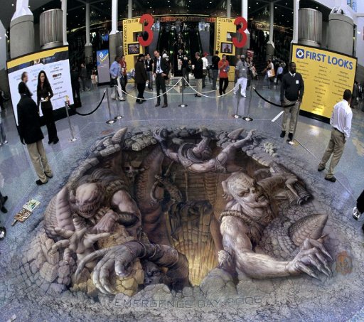 Anamorphisme de Kurt Wenner