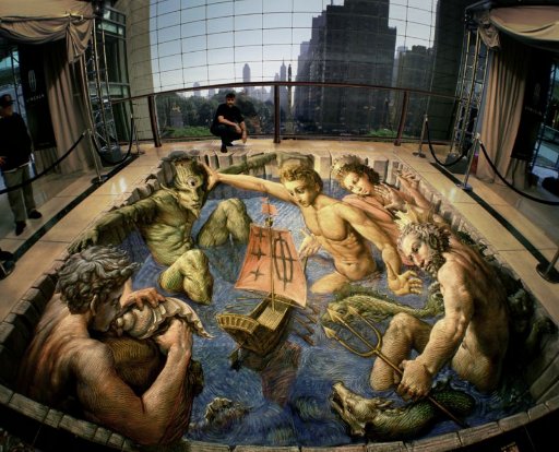 Anamorphisme de Kurt Wenner