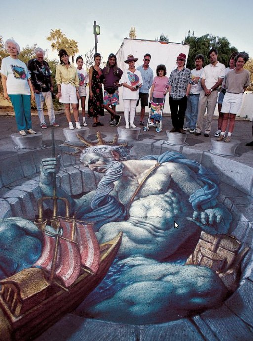 Anamorphisme de Kurt Wenner