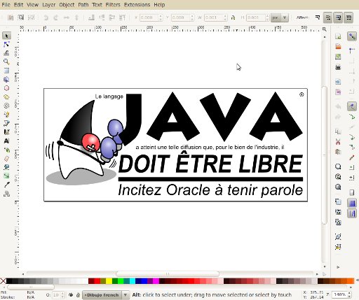 Inkscape 0.48 - Screenshot