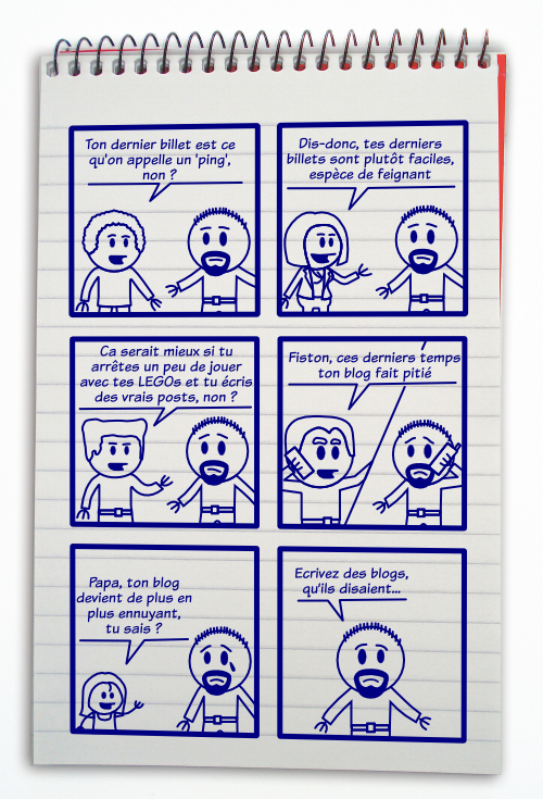 Écrivez des blogs, qu'ils disaient