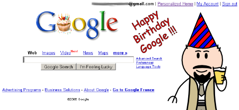 Happy Birthday Google!