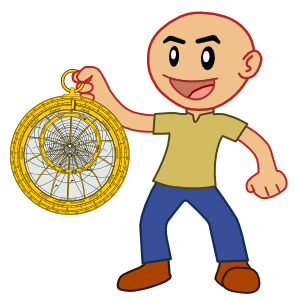 LiB avec un astrolabe