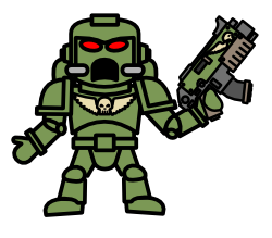 Space Marines, by LostInBrittany